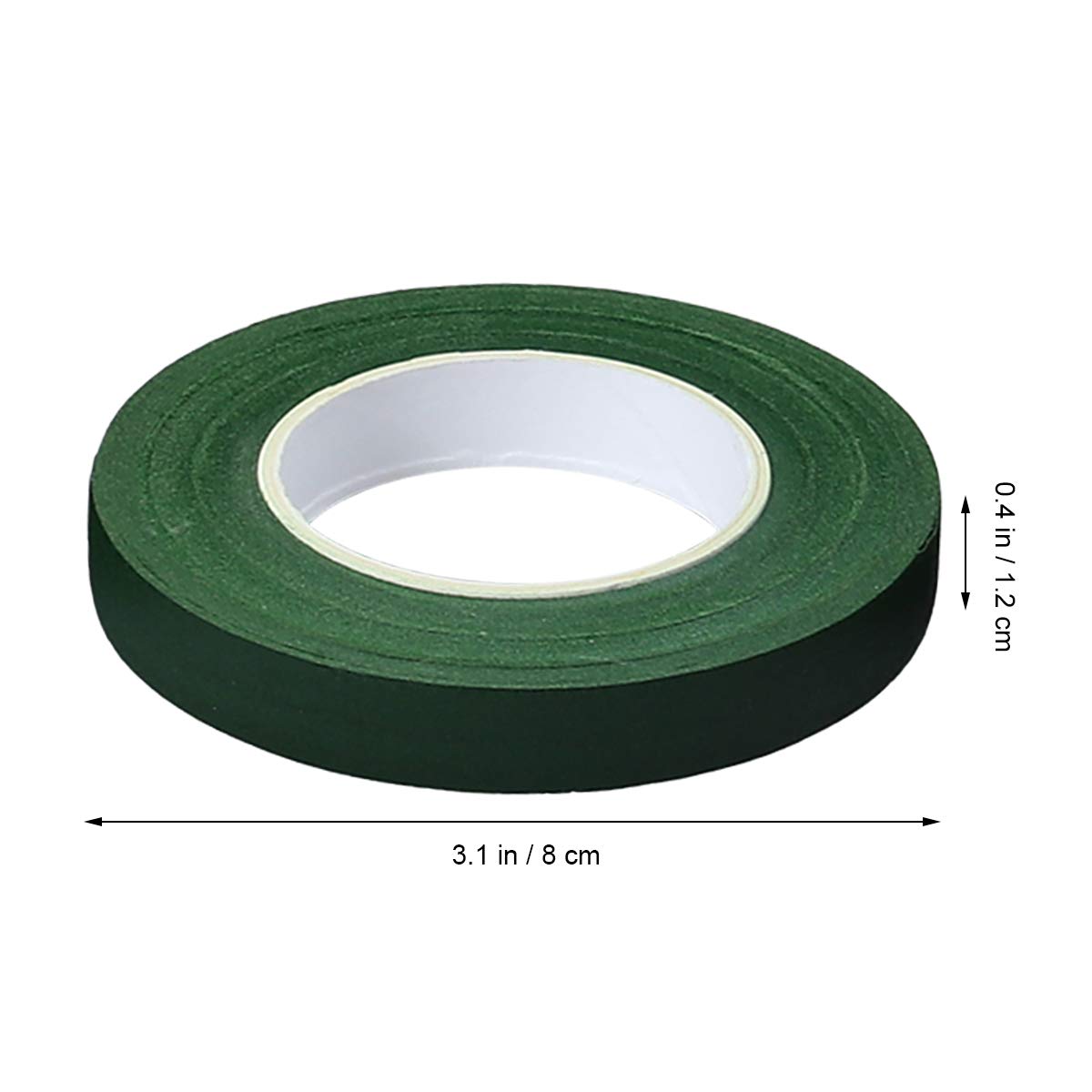 Nastro Floreale Per Fioristi, 4 Rotoli Verde Scuro E Verde Frutta, Larghezza 1,27 Cm, 30 M Totali, Per Bouquet E Progetti Fai-da-te - 5