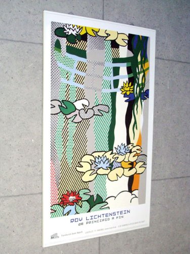 Amazon.co.jp: ポスター ロイ リキテンスタイン 日本風の橋のある睡蓮