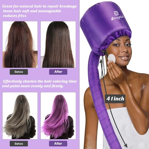 Acessório para secador de cabelo com capô – faixa de cabeça integrada para acelerar o tempo de secag