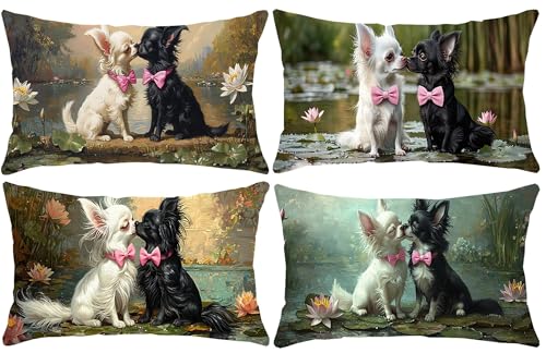 �N�b�V�����J�o�[ 4���Z�b�g �n�X�̉Ԃ̌� ���������N�b�V�����J�o�[ 30x50cm�A�����` �A�E�g�h�A �z�[���f�R �_�� �J�E�` �N�b�V�����P�[�X ���� ���� �k�� ������� �\�t�@�w���� �B���W�b�p�[ ���� �l�G�ʗp ���z�c�J�o�[ z-300