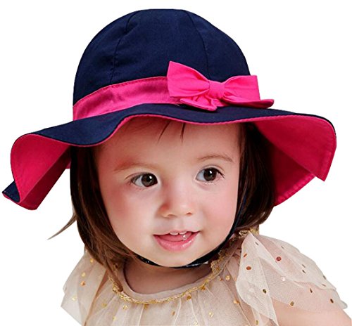 Ding-dong Kid Baby Girl Summer Bowknot Sun Hat£¨3-4T£©
