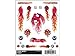 Pinecar Dry Transfer Decals Free Bird PIN4021
