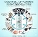Sylvan Hills Ultrasonic Cleaner Solution Concentrate + Free Cleaning Cloth | Makes 50 Gal. | Made in The USA | For All Ultrasonic Machines | Cleaning Liquid 32 Oz.