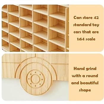 Amazon.co.jp: 木製おもちゃカーディスプレイラック ダイ
