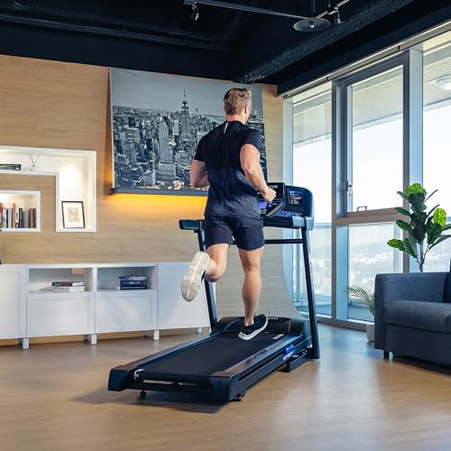 Image of Xterra Fitness Sport Series Premium Folding Smart Treadmill, Handlebar Speed and Incline Controls, Large XTRASoft Cushioned Running Deck, Built-in FTMS-Enabled Bluetooth with XF Connect Fitness App