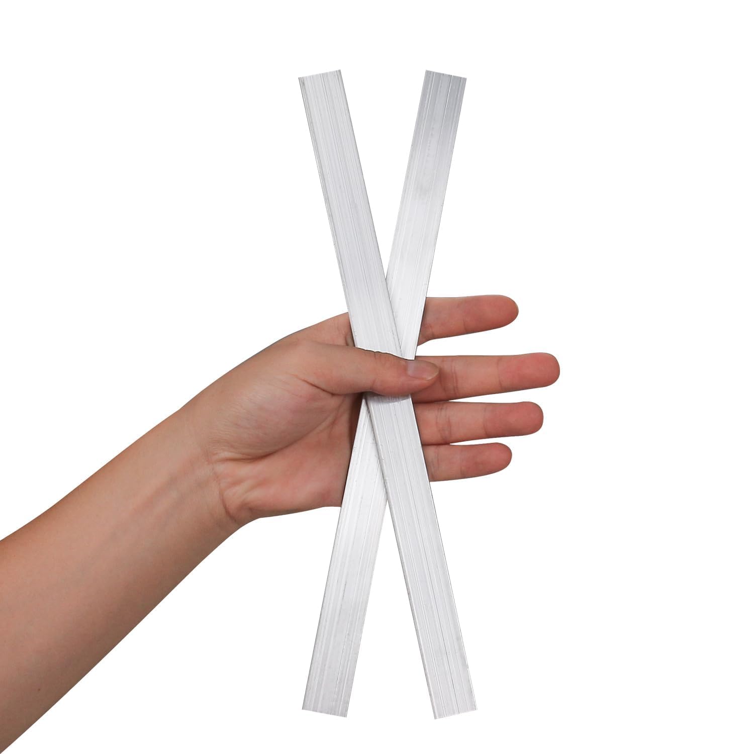 Barre Plate En Aluminium Carré 6063 - Dimensions 15x35x305 Mm (ép. 9/16", Larg. 1-3/8", Long. 12") - Pour Bricolage, Construction - 8