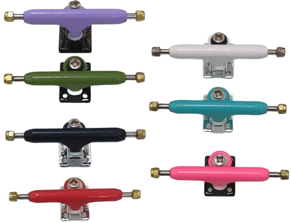 Trucks Pro Fingerboard LEEFAI 34mm G3 - Crochet Coloré, Bague Pivotante Renforcée Pour Mini Skate