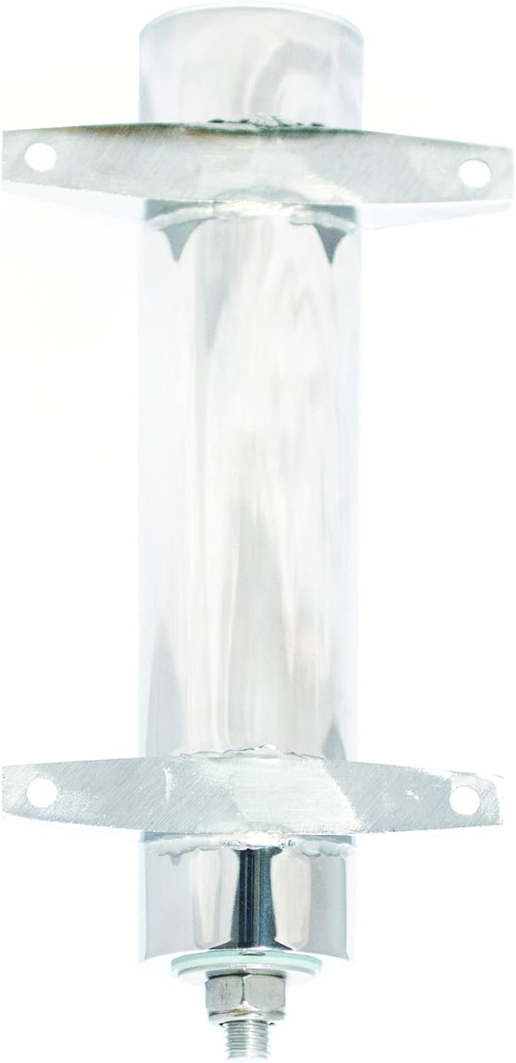 Tigress Swivel Side Mount Rod Holder, 9" Length and Stainless Steel with Vinyl Insert for Rod Protection