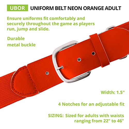 Image of Champion Sports Baseball & Softball Belt - Stretch Fit Uniform Belt for Youth & Adult Players, Multiple Colors
