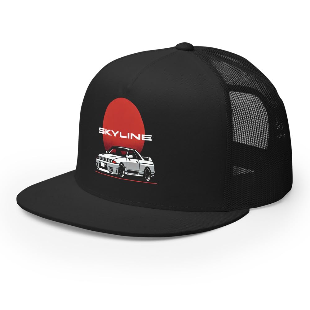 Cappellino JDM Drift Style Trucker R32 GTR per appassionati di tuner giapponesi