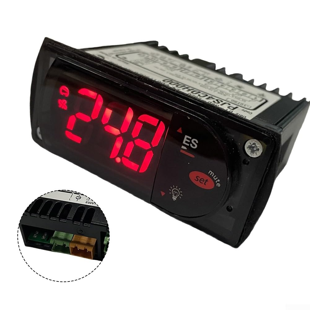 Oniissy Termostato controlador de temperatura digital con sonda de sensor de 115 V compatible con sistema Carel para equipos de refrigeración comercial