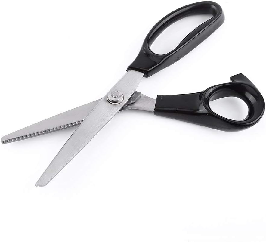 Pinking Shears Scissors, Fabric Decorative Round Stainless