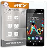 REY Protector de Pantalla para WIKO UFEEL-UFEEL Lite-U Feel, Cristal con Doble Protección UV, Vidrio Templado Premium 9H+ REY Protector de Pantalla para WIKO UFEEL-UFEEL Lite-U Feel, Cristal con Doble Protección UV, Vidrio Templado Premium 9H+