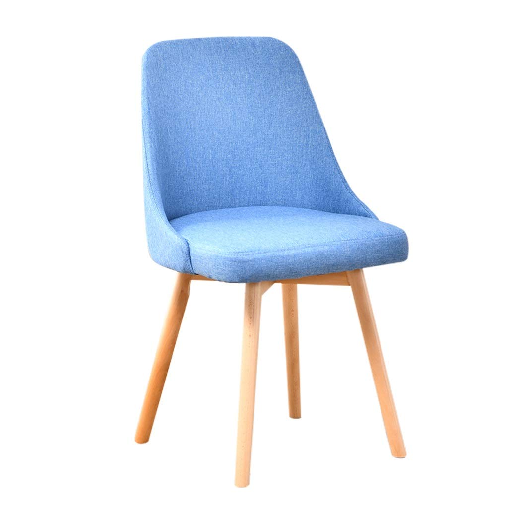 Fauteuil de salon moderne lavable bleu ciel pour chambre d'hôtel et dortoir