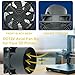 5in Air Exhaust Fan Fume Extractor, 6000RPM 210CFM DC12V Fan w/ 6.5ft Hose for 3D Printer, 3D Laser, Grow Tent, DIY