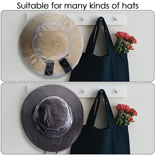 Image of Funtery Cowboy Hat Cover Rain Dust Plastic waterproof Hat Protectors for Storage Keep from Rain Snow