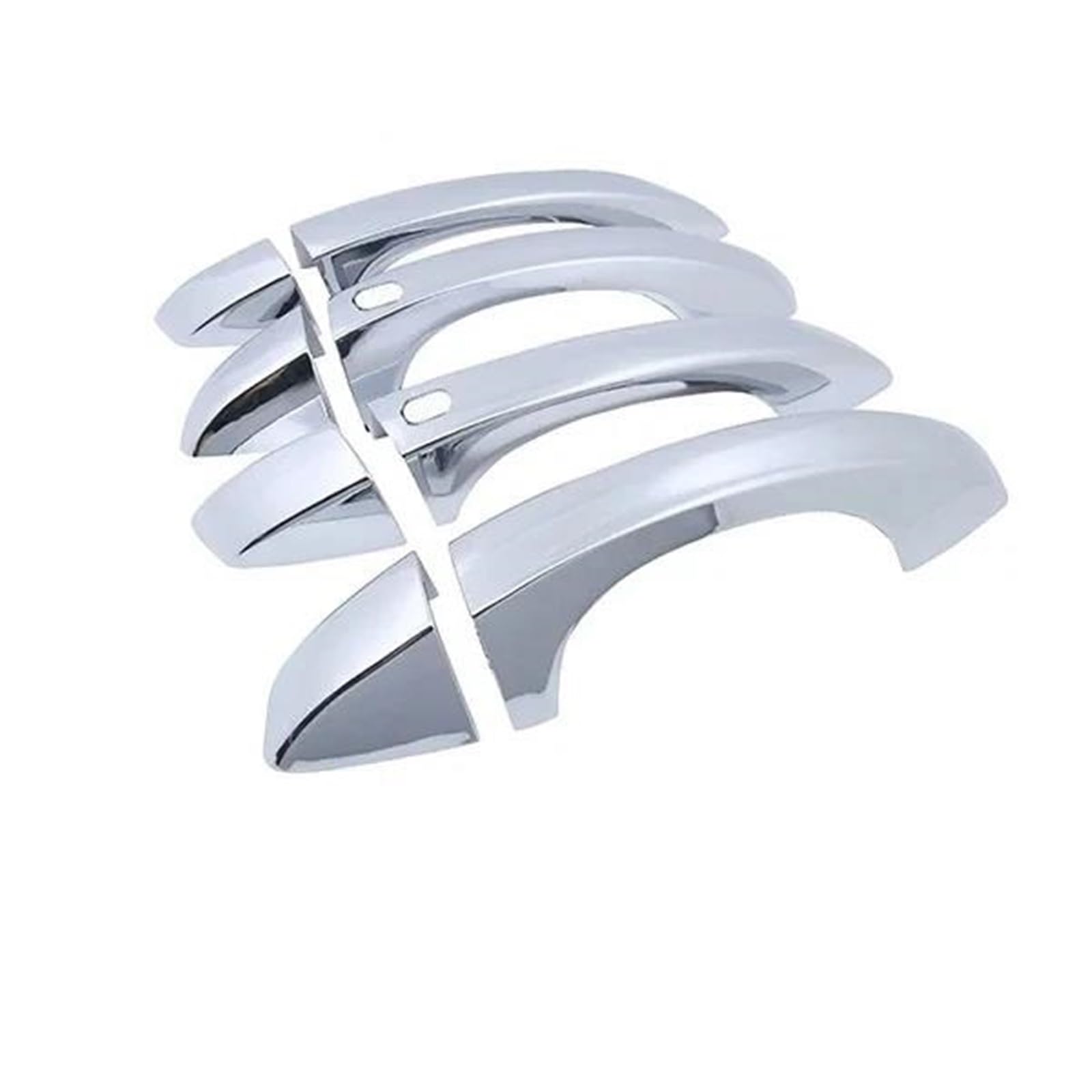 Kjhopy Style1 For Skoda For Superb 2024~2015 B8 3V Mk3 Car Door Handle Covers Exterior Scratch Protective Decor Rustproof Exterior Door Handle(Style1)