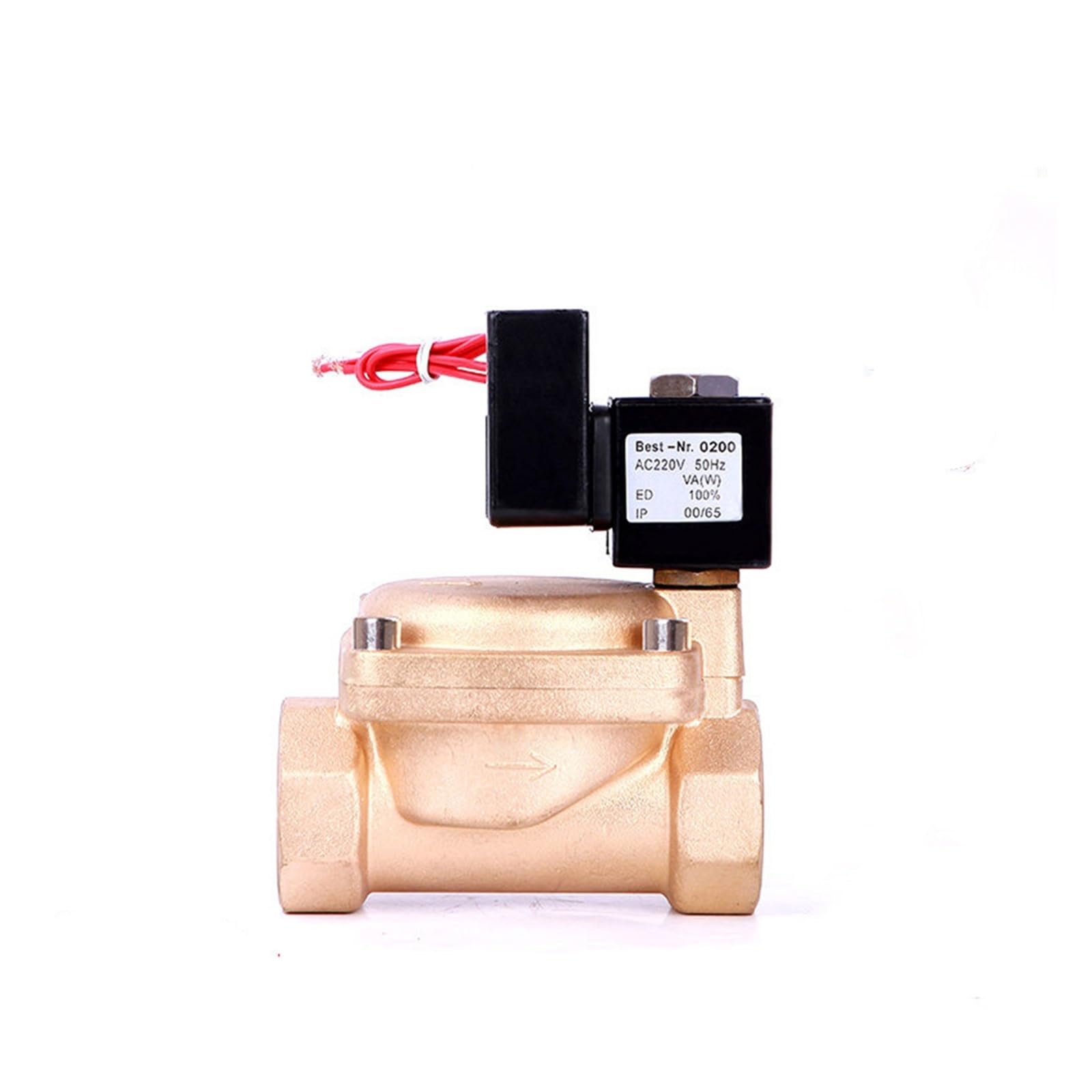 Électrovanne en laiton anti surchauffe 1-1/4 pour stopper les fuites de réseau