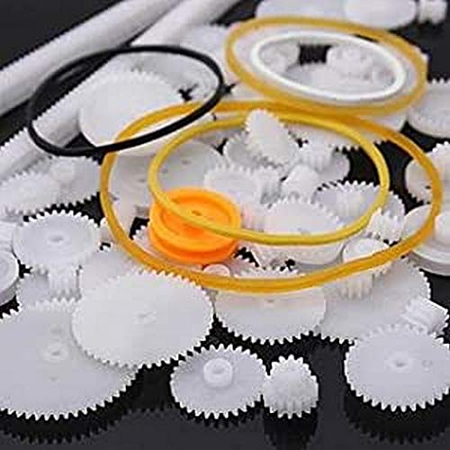 YUNIQUE UK BY-AK24-11DL Gear Spare Parts for Robotics, Drones, Car RC (Kit 60 Pieces)