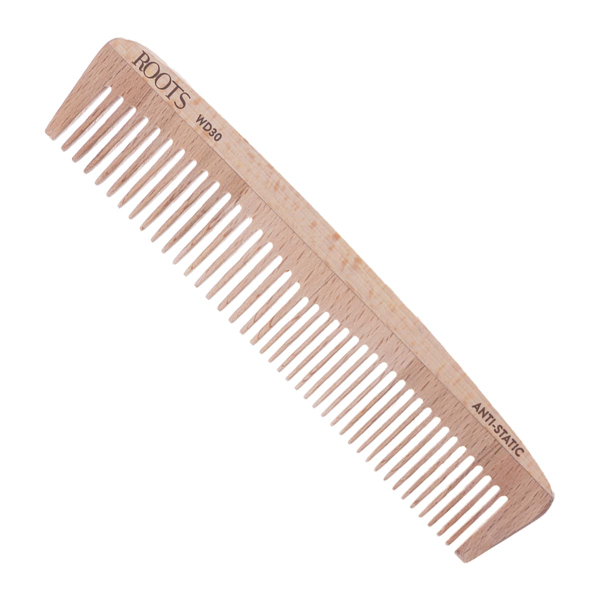 Roots Wooden Dressing Comb - Designed with Wide and Thin Rounded Teeth Comb - Damage Free Everyday use for Men and Women - WD30-image-18