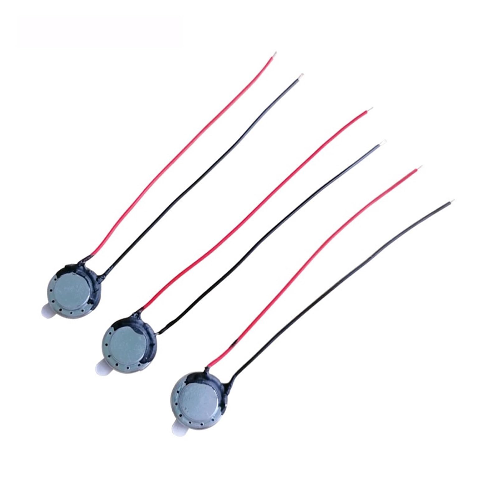 eufeifeiegds Głośnik akustyczny F10 10 mm okrągły do tabletu, telefonu, MP3, 1 W, 8 omów, grubość 3,5 mm, z przewodami, akcesoria audio DIY(100pcs 10mm speaker)