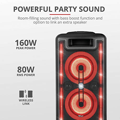 Klubb MX GO Altoparlante wireless portatile per feste, Nero - Casse per PC - Immagine 7