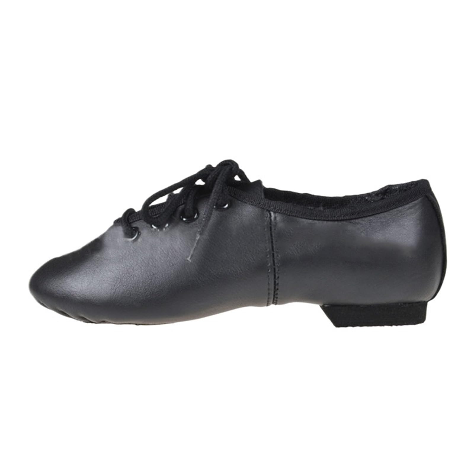 Chaussons De Danse Jazz Baskets Semelle Antidérapante Noires Et Brunes Pour Femmes Et Filles