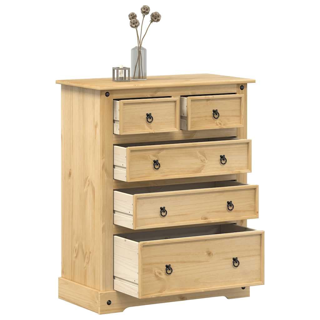 Commode en pin massif pour ranger le linge et désencombrer votre chambre rapidement