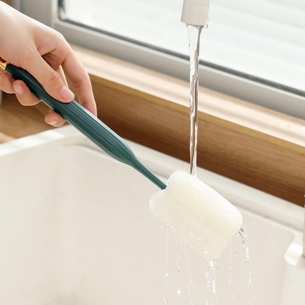 Baby Bottle Brush Cleaner Water Bottle Coffee Tea Glass Cup Brushes with Long Handle Soft Sponge Scrubber Kitchen Cleaning Tool