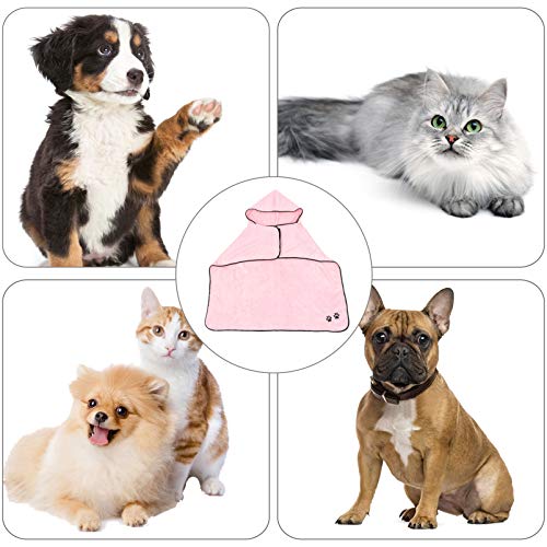 ULTECHNOVO Toalha de Banho para Animais de Estimação Lã Cachorrinho Cachorrinho Toalha de Secagem Rá