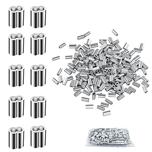 8フォント スチールワイヤーロープ　アルミ クリップ Amazon.co.jp: 50個 4.0mm 8フォント スチールワイヤーロープ