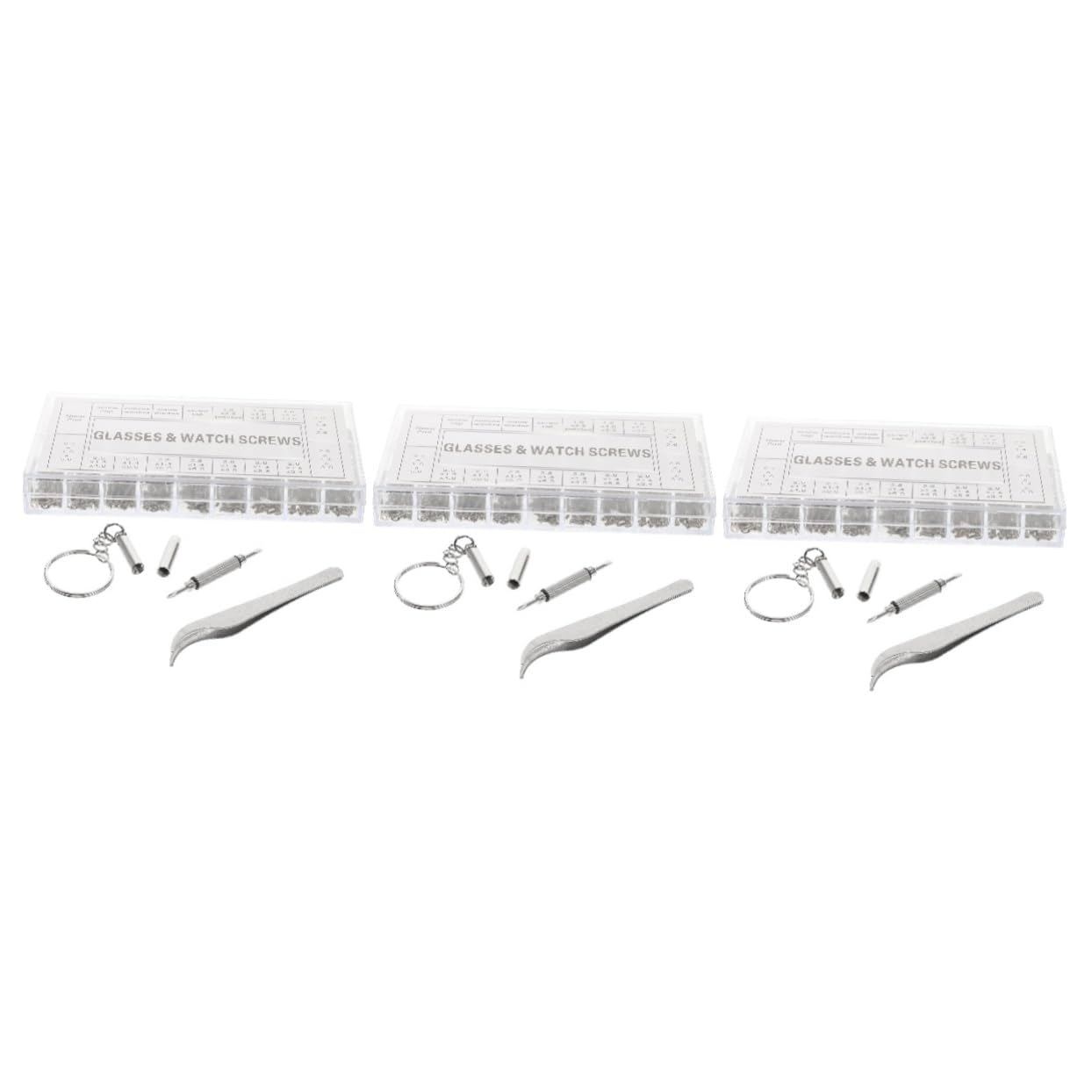 HOMSFOU Eyeglass Repair Kit Mit Präzisen Schraubendrehern Für Brillenreparatur Und Nasenpad-austausch Für Verschiedene Brillenarten Langlebig Und Komfortabel