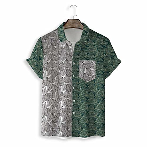 Chemise hawaïenne coutures à la mode : l'excellence du design tropical masculin