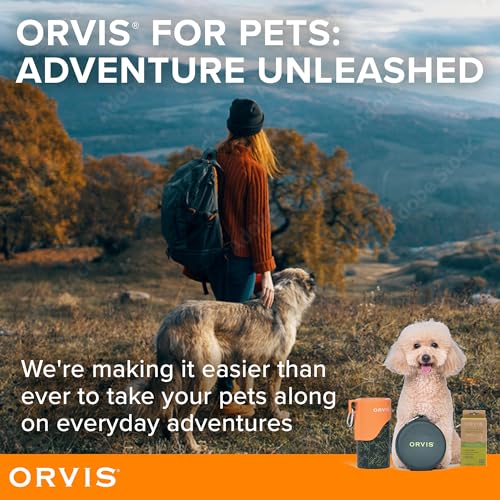 Image of Orvis Compostable Waste Bags for Dogs, Extra Large, Unscented Green Dog Poo Bags, 8 Rolls, 120 Bags Total | Compostable Doggy Bags Made from Cornstarch, 9in x 14in