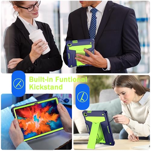 Coque Lenovo Tab 10.1抗震蓝色三层防摔平板保护壳