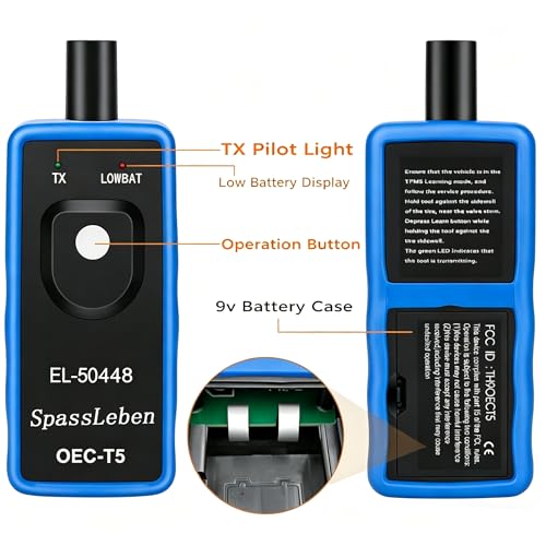 Image of TPMS Relearn Tool for GM, Tire Sensor Reset Tool, Tpms Programming Tool, TPS Sensor Reset Tool, Tire Pressure Monitor Sensor Tmps Tool for Chevy Cadillac GMC Buick 2006-2026 (Blue)