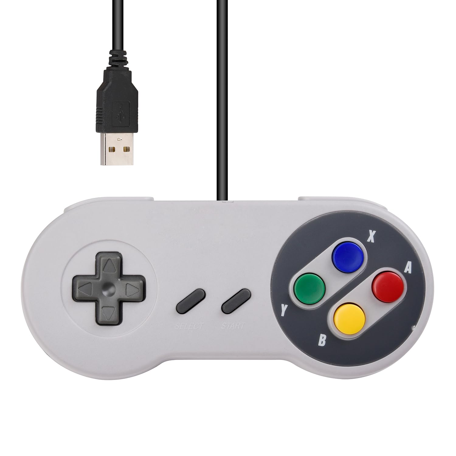 Snapklik.com : KIWITATA 2 Pack Retro SNES Controllers For PC/Mac/Linux ...