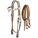 Silver Royal V-Brow Show Headstall Light Oil