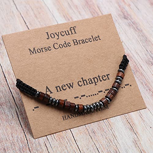 Image of JoycuFF Inspirational ๐๐จ๐ซ๐ฌ๐ ๐๐จ๐๐ ๐๐ซ๐๐๐๐ฅ๐๐ญ ๐๐จ๐ซ ๐๐จ๐ฆ๐๐ง Secret Message Wood Beads with Cord Jewelry Birthday Mother's Day ๐๐ข๐๐ญ ๐๐จ๐ซ ๐๐๐ซ Mother Grandmother