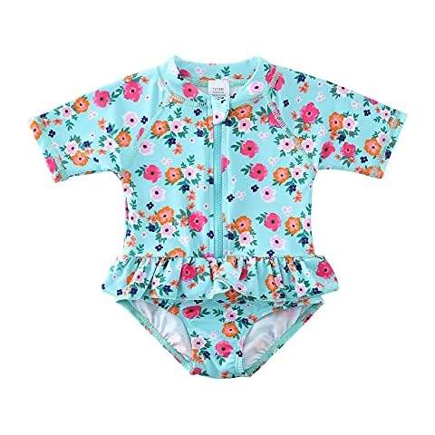 Sweegentle Baby Girl Swimwear Sunsuit One-Piece Swimsuit Bathing Suit Cover