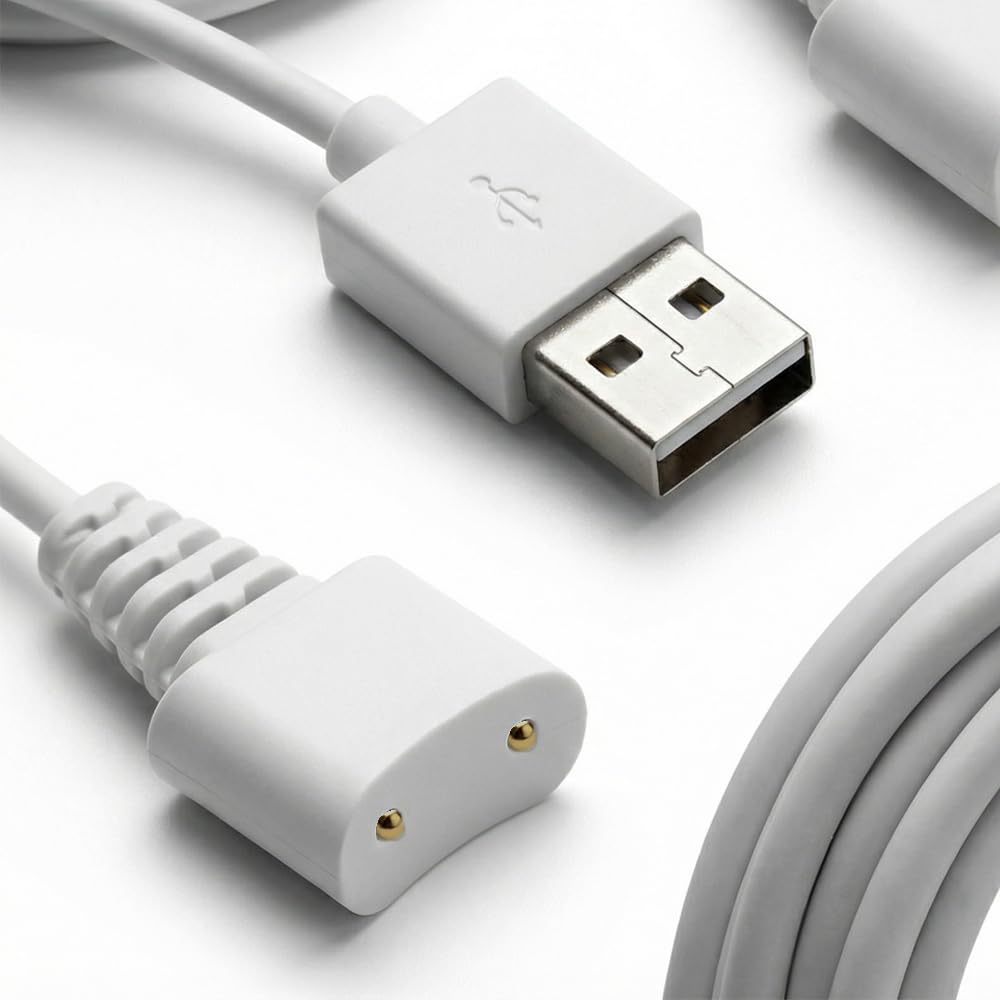 GS10Pro Replacement Charger Compatible with Waterpik Cordless Select Water Flosser WF-10 Series Model WF-10W020 & WF-10W040 Charger Cord