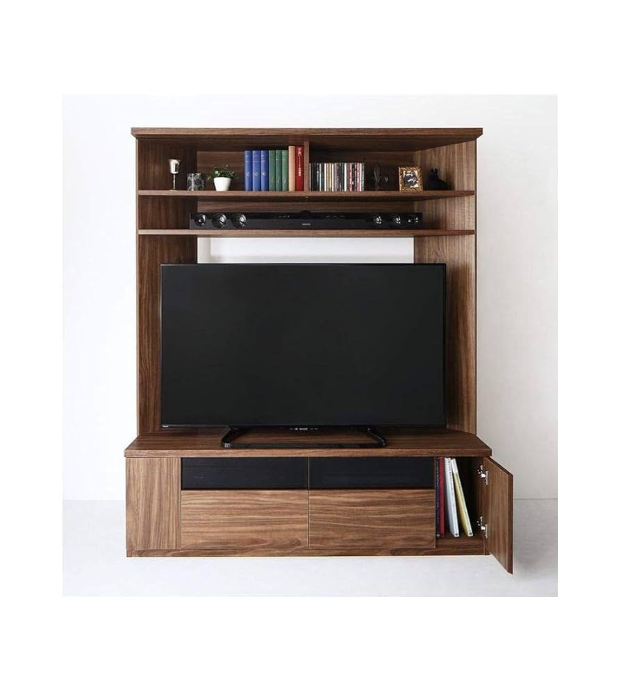 コーナー設置可能 ブラックテレビ台 ~55V型対応 テレビ台 コーナー ハイ おしゃれ 北欧 テレビボード ハイタイプ