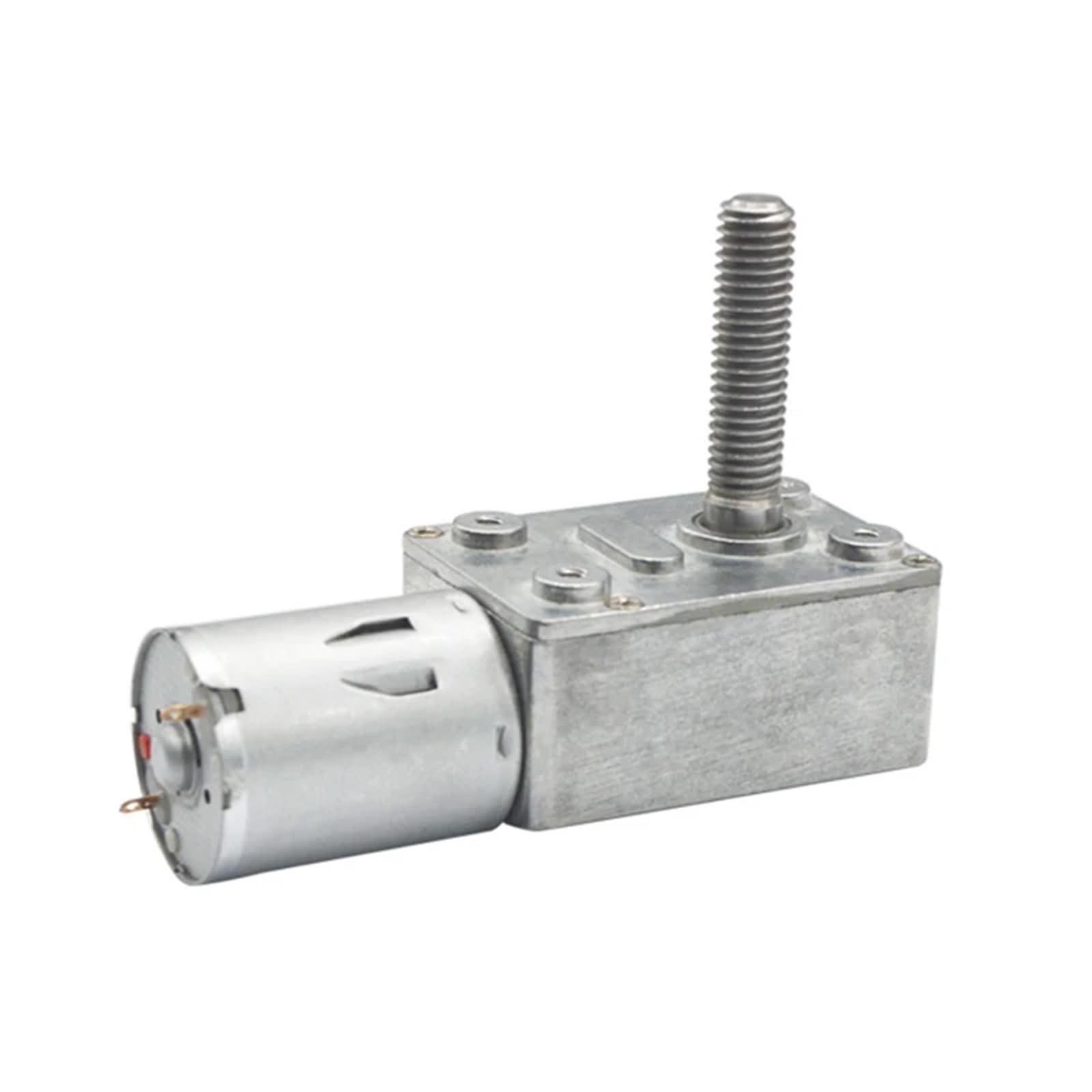 JGY-370 eje roscado M8 longitud 33mm Motor de engranaje helicoidal DC 6V 12V 24V velocidad reductor 6-210rpm 1 Uds(12V,67RPM)