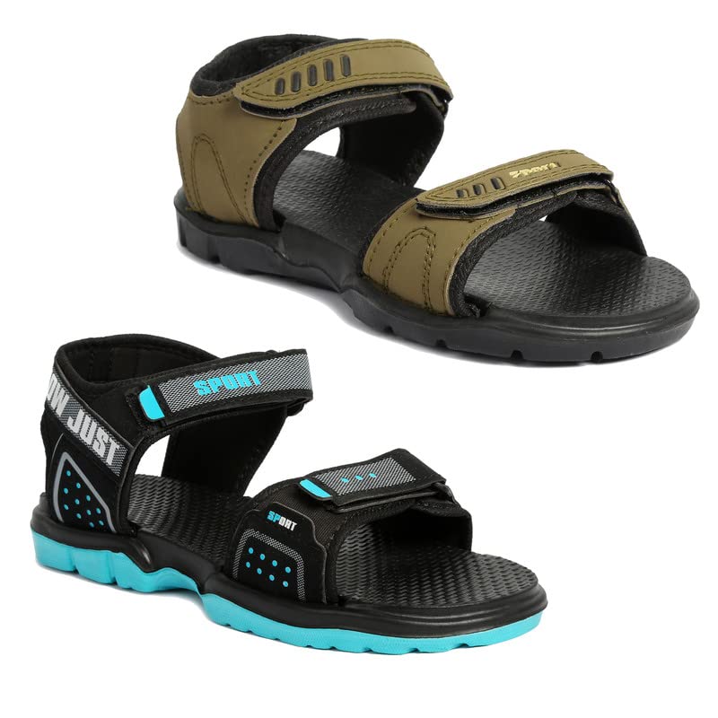 Frabio Men's Casual velcro Sandals/Running Walking Dailywear Indoor Outdoor  Floaters -(Blue) 128 : Amazon.in: Fashion