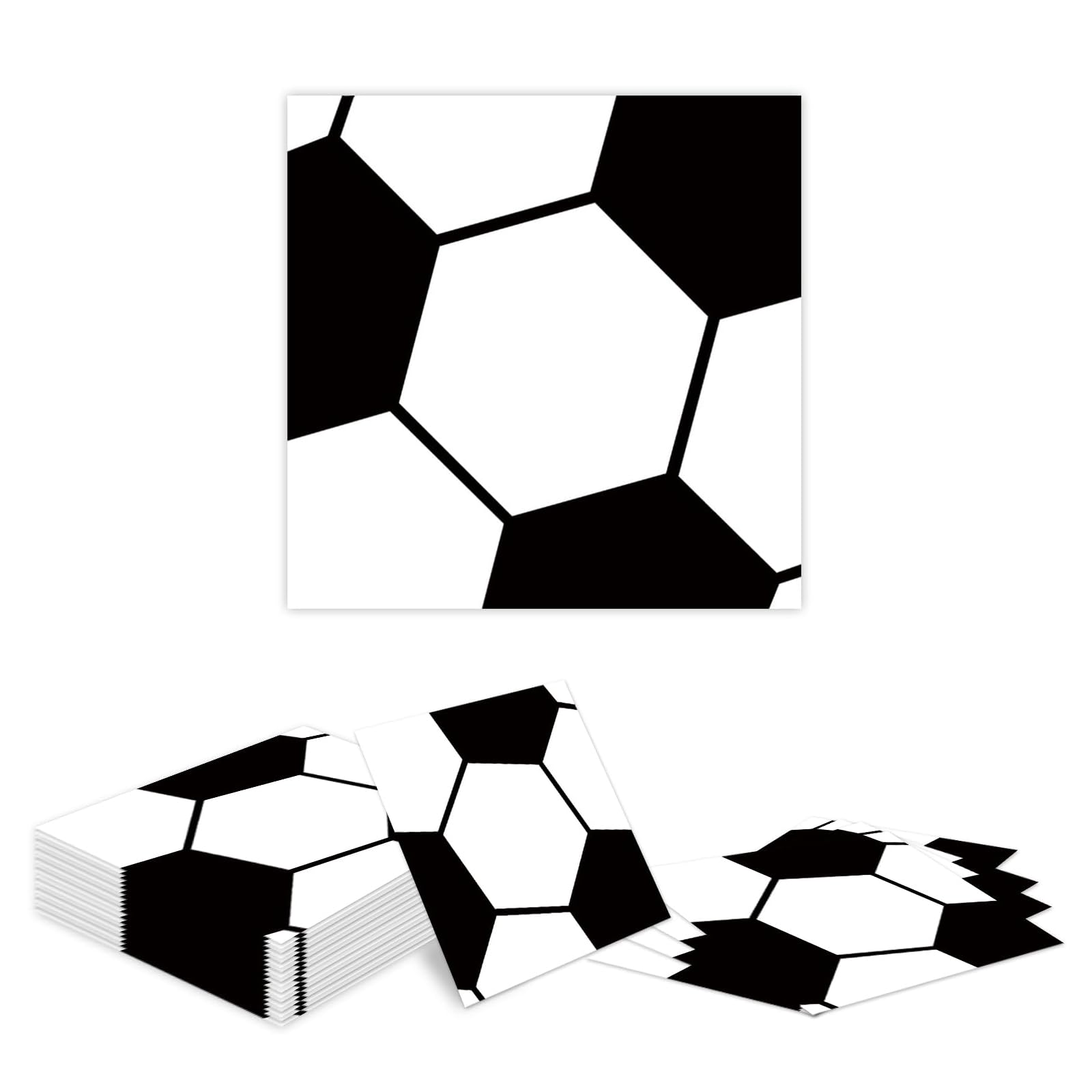 Football Party Decorations - 40 Count Premium Football Napkins for Football Birthday Party & Sports Theme Events