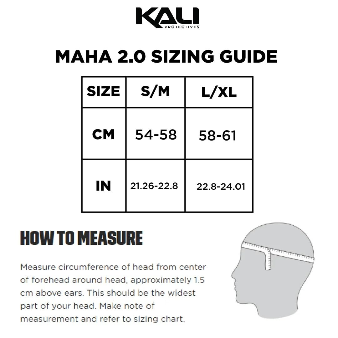 Kali Casque de Protection Maha 2.0 Tout Rond idéal pour Skateboard, vélo, BMX, Patins à roulettes et Trottinette avec Remplacement à Vie – Noir Mat S/M