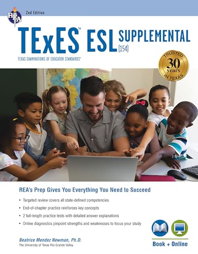 TExES ESL Supplemental (154) Study Guide 2025-2026 (TExES Teacher Certification Test Prep)