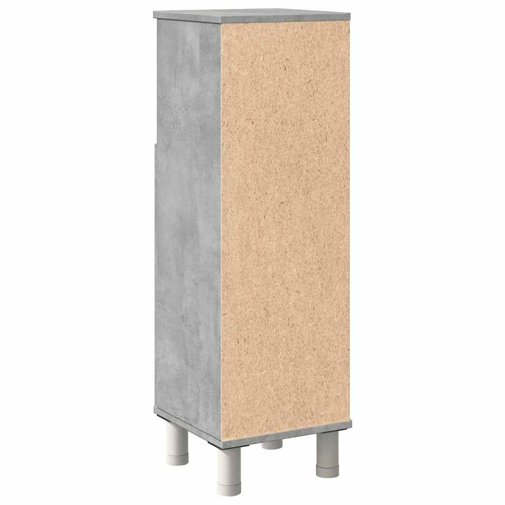 vidaXL Szafka łazienkowa, szarość betonu, 30x30x95 cm, płyta wiórowa, meble łazienkowe, wąska szafka łazienkowa, meble do łazienki, regał łazienkowy