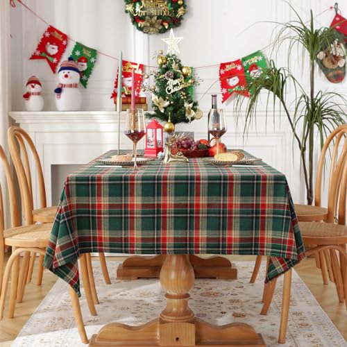 Nappe de Noël facile d'entretien pour protéger votre table des taches - 5