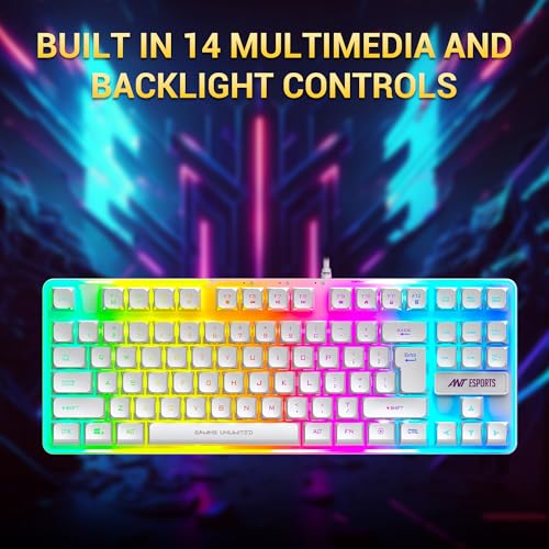 Ant Esports MK700 V2 Membrane TKL Wired Gaming Keyboard - image 6